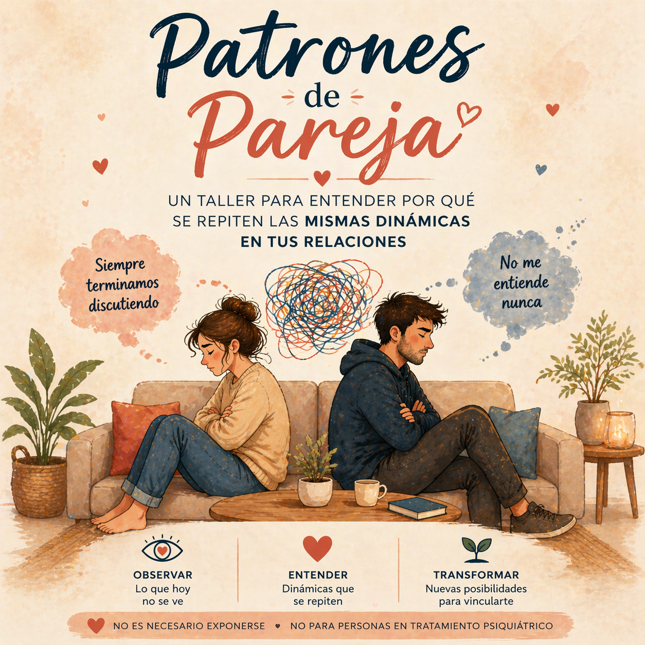 Patrones de Pareja de Talleres con Kristof