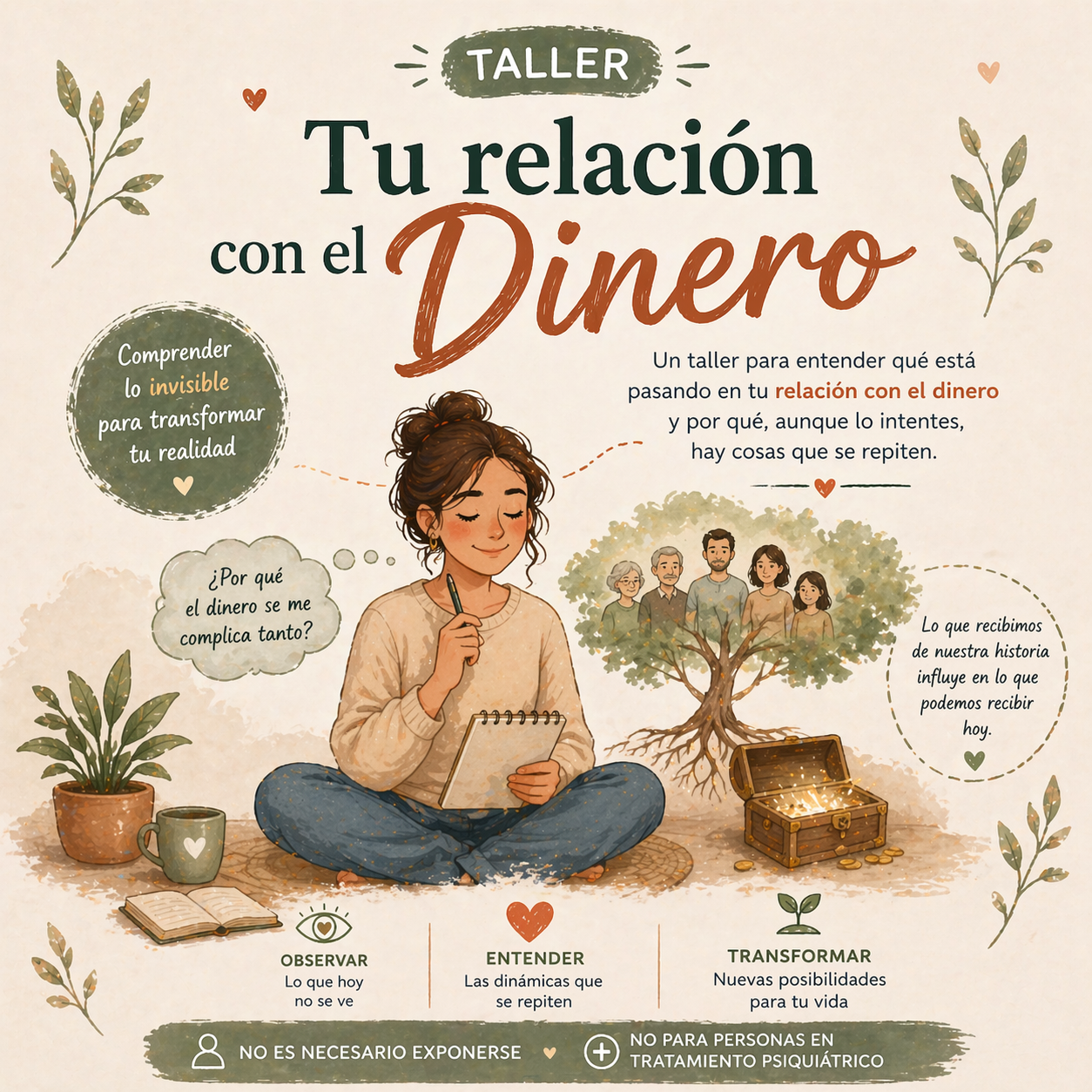 Tu relación con el dinero - Talleres con Kristof