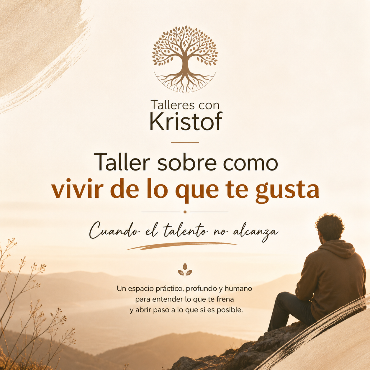 taller sobre como vivir de lo que te gusta